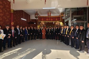 世界林氏宗亲代表团到访本市林氏大宗祠