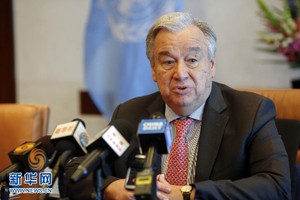 联合国秘书长古特雷斯。