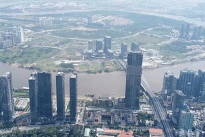 守添半岛是越南国际金融中心的核心区域。图自越通社