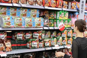 韩国超市。图自Yonhap/越通社