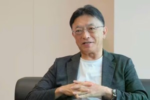 朝日生命保险社长石岛健一郎。图自日本人寿保险公司朝日生命保险。