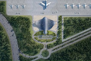 富国国际机场贵宾航站楼效果图。