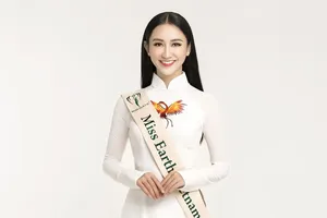 Hà Thu đại diện Việt Nam tham dự Hoa hậu Trái đất 2017