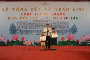 Trao giải cuộc thi vẽ tranh “Dinh Độc Lập - Sắc màu di sản”
