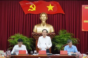 Bí thư Thành ủy TP Cần Thơ Đỗ Thanh Bình phát biểu tại hội nghị