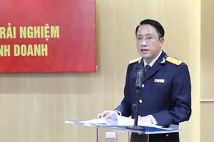 Ông Mai Sơn, Phó Cục trưởng Cục Thuế chủ trì hội nghị. Ảnh: Cục Thuế