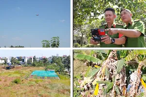 Thực hành tuần tra địa bàn bằng drone ở TP Thủ Đức, TPHCM