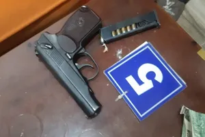 Súng đạn thu giữ