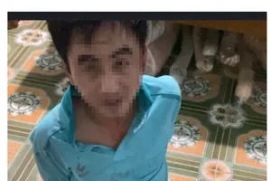 Ông D. tại hiện trường vụ việc