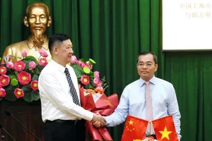 Công an TPHCM tiếp, làm việc với đoàn Công an Thượng Hải - Trung Quốc