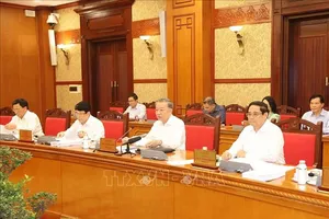 Tổng Bí thư, Chủ tịch nước Tô Lâm chủ trì cuộc họp. Ảnh: TTXVN