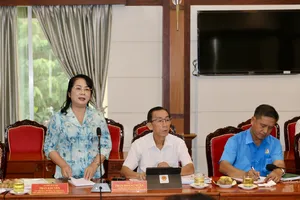 Đại biểu Quốc hội Trần Kim Yến phát biểu tại hội thảo 