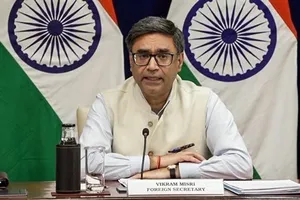 Thứ trưởng Bộ Ngoại giao Ấn Độ Vikram Misri. Ảnh: ANI/TTXVN
