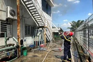 Bình Dương: Dập tắt đám cháy trong KCN Sóng Thần 3