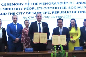 TPHCM và thành phố Tampere (Phần Lan) ký kết biên bản ghi nhớ hợp tác