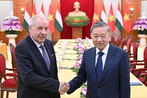 Tổng Bí thư Tô Lâm hội kiến Tổng thống Hungary Sulyok Tamás