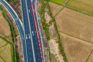 Bất cập vạch sơn kẻ đường tại lối ra nút giao Ma Lâm trên đường cao tốc Vĩnh Hảo - Phan Thiết