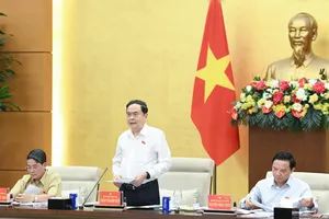 Bí thư Đảng ủy Quốc hội, Chủ tịch Quốc hội Trần Thanh Mẫn đã chủ trì Hội nghị của Ban Thường vụ Đảng ủy Quốc hội chiều 17-7