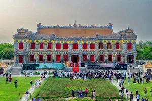 Điện Kiến Trung được chọn làm bối cảnh chính của bộ phim Hoàng hậu cuối cùng. Ảnh: VĂN THẮNG