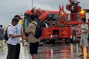 Hiện trường vụ tai nạn giao thông 