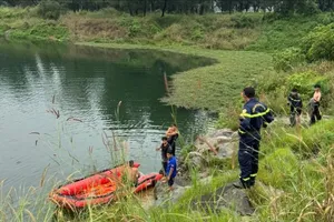 Đã tìm thấy thi thể nạn nhân bị đuối nước ở hồ đá