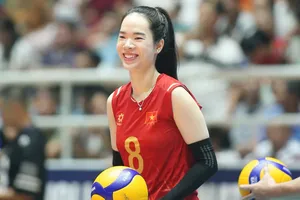 Tuyển thủ quốc gia Lê Thanh Thúy gia nhập đội bóng chuyền nữ Hà Nội. ẢNH: P.MINH