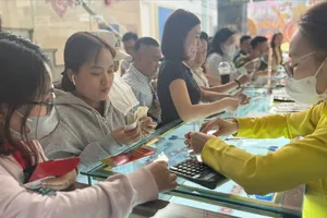 Chiều 9-2, giá vàng trong nước giảm 