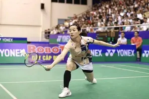 Tay vợt Nguyễn Thùy Linh tỏa sáng trên đấu trường cầu lông thế giới. Ảnh: DŨNG PHƯƠNG