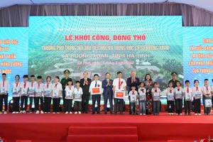 Đồng loạt khởi công xây dựng 121 trường nội trú khu vực biên giới