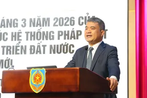 Thứ trưởng Bộ Tư pháp Nguyễn Thanh Tú kết luận hội nghị