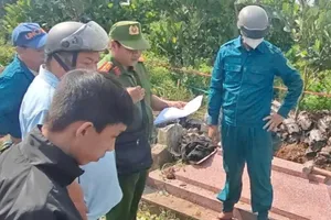 Lực lượng chức năng tại hiện trường