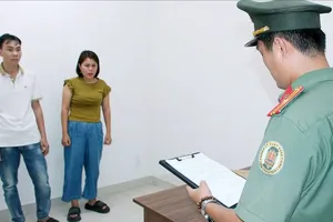 Công an TPHCM quyết định khởi tố, ra lệnh bắt để tạm giam ông Vy Văn Linh và bà Trần Thị Hiên. Ảnh: Công an TPHCM