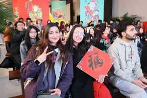 Sinh viên quốc tế du học Trung Quốc. ẢNH: THX