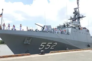 Tàu Hải quân Hoàng gia Thái Lan thăm TPHCM
