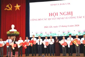 Đắk Lắk: Điều động, bổ nhiệm nhiều cán bộ chủ chốt