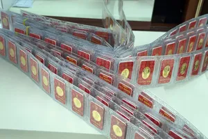 Sáng cuối tuần, giá vàng trong nước bật tăng mạnh
