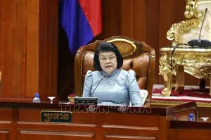 Chủ tịch Quốc hội Campuchia Samdech Khuon Sudary. Ảnh: TTXVN