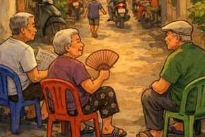 Nhà mình, nhưng tường là của chung