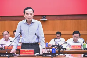 Bí thư Thành ủy TPHCM Trần Lưu Quang làm việc với Tập đoàn Becamex