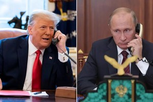 美国总统特朗普与俄罗斯总统普京进行了长时间通话。