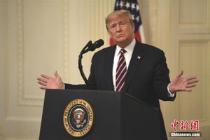 美国总统特朗普。中新社记者 陈孟统 摄