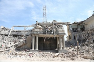 伊朗的建筑被破坏。