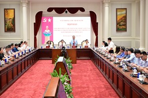 越南国家主席办公厅在河内举行新闻发布会。图自越通社
