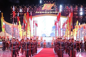 2026年秋季昆山-劫泊庙会开幕。图自越通社