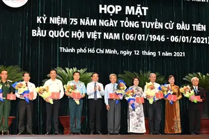 TPHCM họp mặt kỷ niệm 75 năm ngày Tổng tuyển cử đầu tiên bầu Quốc hội 