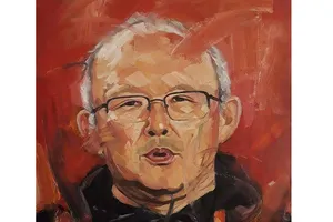 Tranh chân dung HLV Park Hang Seo lên sàn đấu giá