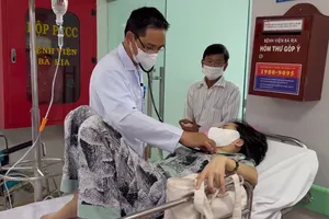 Bệnh nhân đang điều trị tại Bệnh viện Đa khoa Bà Rịa