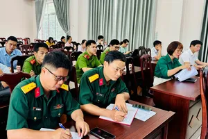 Các học viên tham dự tập huấn.
