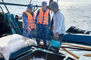 Bắt giữ tàu vận chuyển trái phép 130.000 lít dầu trên vùng biển Cà Mau