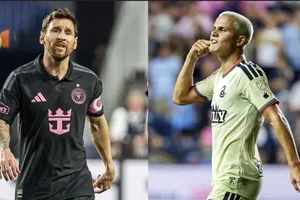 Lionel Messi (trái) ghi bàn trở lại nhưng Inter Miami không thể chiến thắng (Ảnh: MLS)
